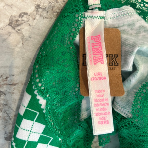 VS PINK Christmas Holiday Panty Large Cheekster NWT - Picture 4 of 5